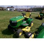 John Deere X750 Mower w/ 54'' Deck, Yanmar Dsl. Eng., JD Rear Wheel Weights, 539 Hrs., MISSING