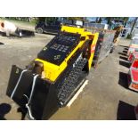 New Eingp SCL850 Mini Skid Steer with 40'' Bucket, Gas Engine, Yellow