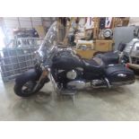 1998 Valcan Kawasaki 1500c Motorcycle w/Side Bags, Windshield, Flat Black, 19,662 Miles, VIN#: