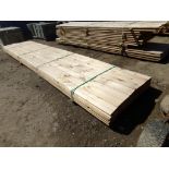 1280 Linear Feet of 1'' x 6'' x 16' Tongue and Groove Paneling, (80) Pcs., Sold by the Linear