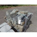 Pallet Of Blue Stone Curbing Chunks, SOLD BY THE PALLET