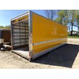 Yellow 26'' Truck Body, Roll Up Door, Double E Channel, Nice Shape