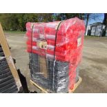 Pallet of New AGT Industrial T-Top Bollards and Warning Bunting, (100) Bollards and Bases, (100x Bid
