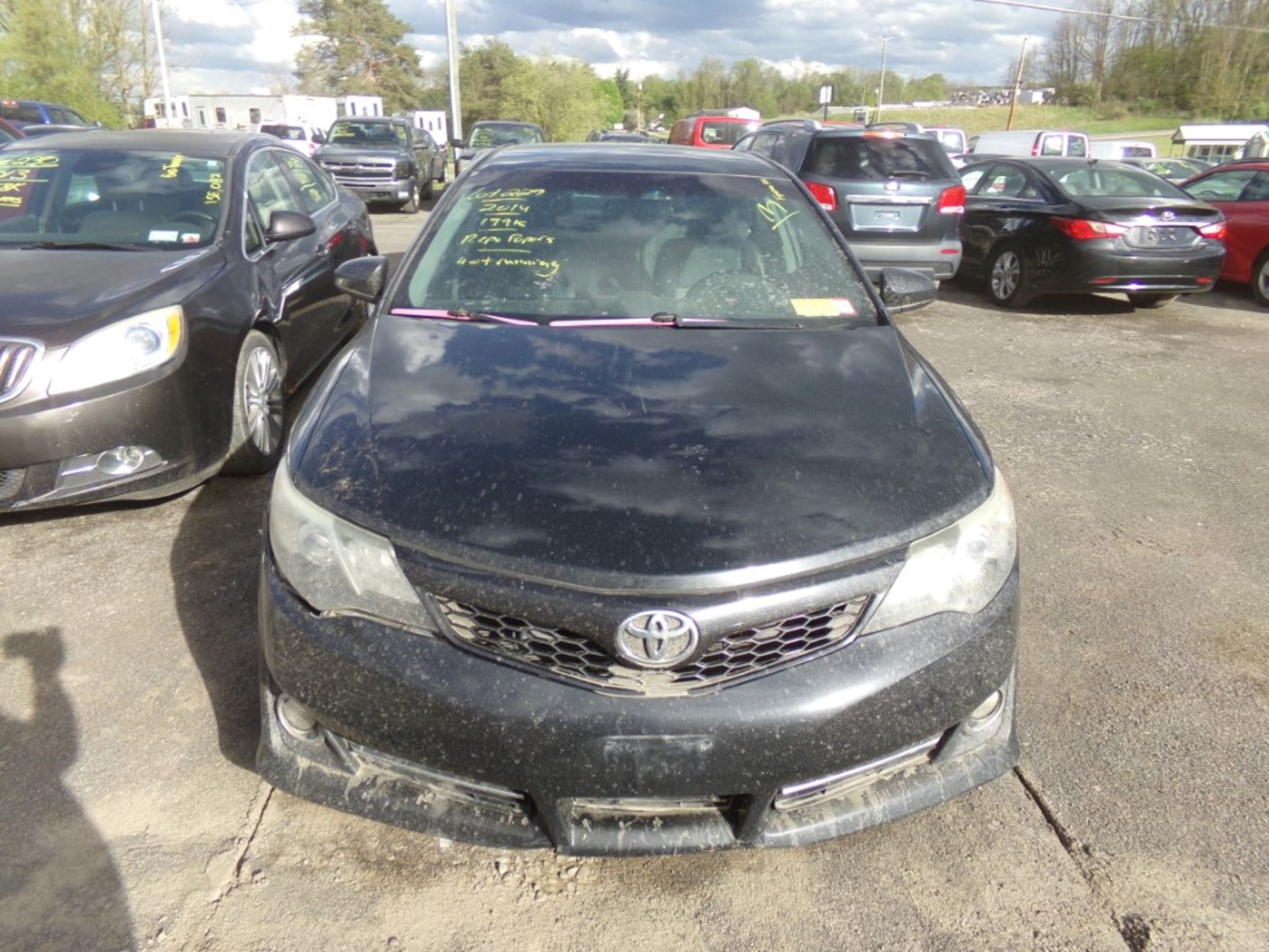 2014 Toyota Camry, Black, Auto Trans., Leather, 199K Miles, CONDITION UNKNOWN-NOT RUNNING-NEEDS