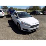 2016 Ford Focus SE, White, 100,223, Vin # 1FADP3K22GL294366 - OPEN TO ALL BUYERS, DAMAGE TO R/S REAR