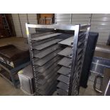 Epco Stainless Steel Sheet Pan Rack on Wheels, 12 Deck
