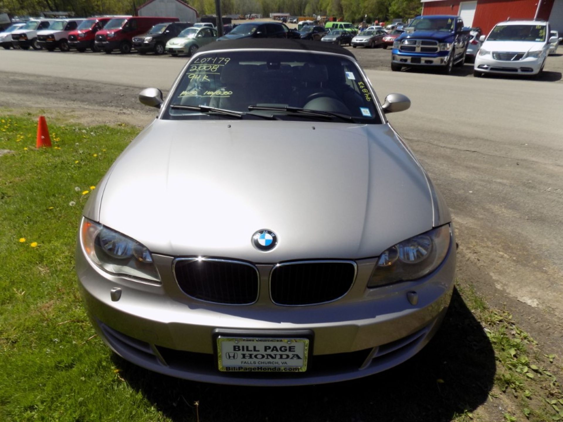 2008 BMW 128i, Convertible, Leather, Gray, 94,892 Mi, Vin# WBAUL73528VE88116, ABS LIGHT ON - MV-50 - Image 2 of 6