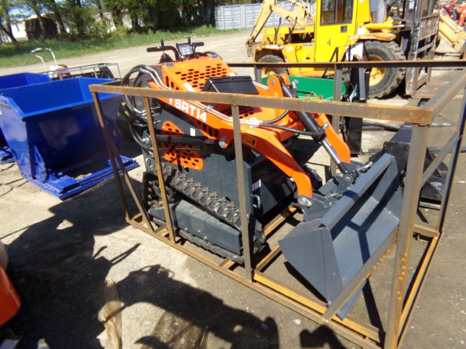 New AGT YSRT14 Mini Skid Steer Loader with 38'' Bucket, Gas - Image 2 of 2