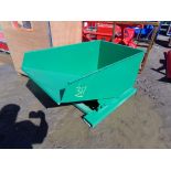 New Small Green Tipper/Dumpster for Forklift