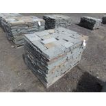 Pallet w/204 SF Of Varying Thickness Snapped Edge Buestone Colonial Wallstone, SOLD BY SF (204 X BID