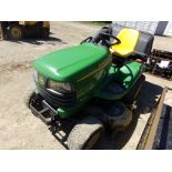 John Deere X495 Riding Mower with 54'' Deck with Bagger, 3 Cycle Diesel, Dual Hydraoulics