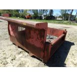 Red 8' Dump Body with Drop Down Sides, NO HOOD,NOS
