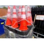 (50) New Orange Traffic Cones (50 x Bid Price)