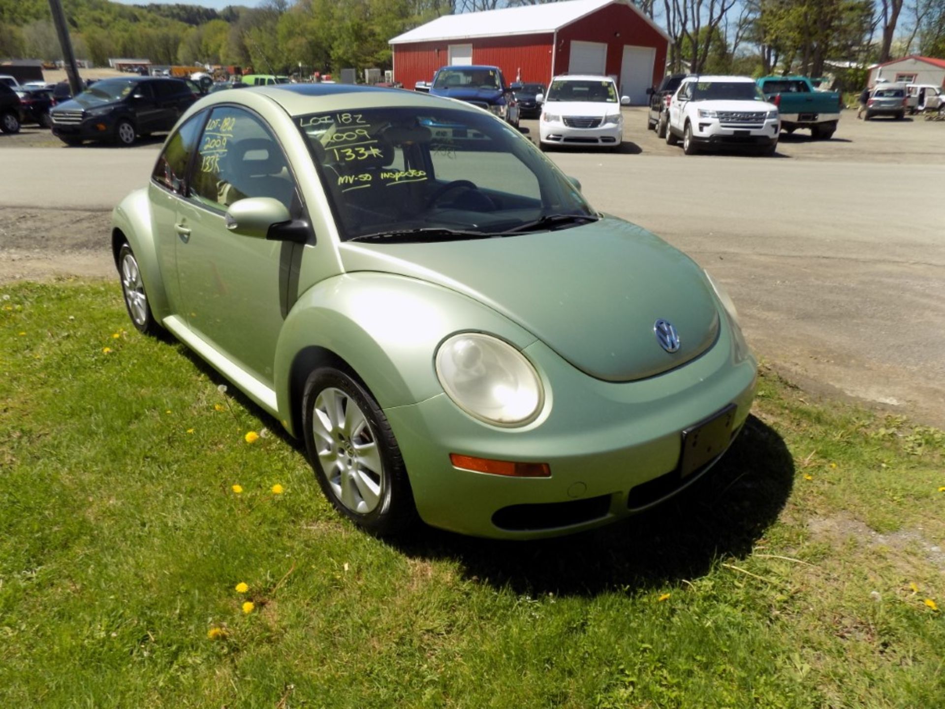 2009 Volkswagen Beetle S, 5-Speed Man, Leather, Sunroof, Green, 130,114 Mi, Vin# 3VWRG31C39M503848 -