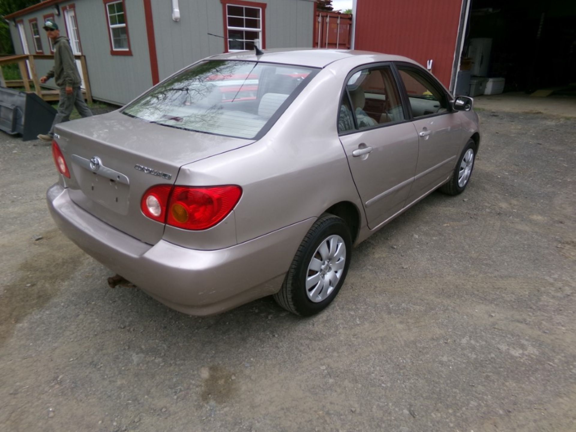 2003 Toyota Corolla, Tan, Auto Trans, TMU Miles - ODOMETER DOES NOT DISPLAY, VIN#: 2T1BR38E93C148691 - Image 3 of 6