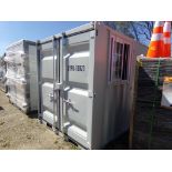 New 8' x 80'' Storage Container/Office with Walk Thru Door and Window on 1 Side and Barn Doors on