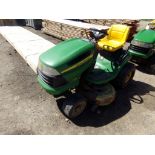 John Deere 135 Automatic with 42'' Deck, 22 HP Briggs Engine, 610 Hrs. 1 DECK SPINDLE SEIZED