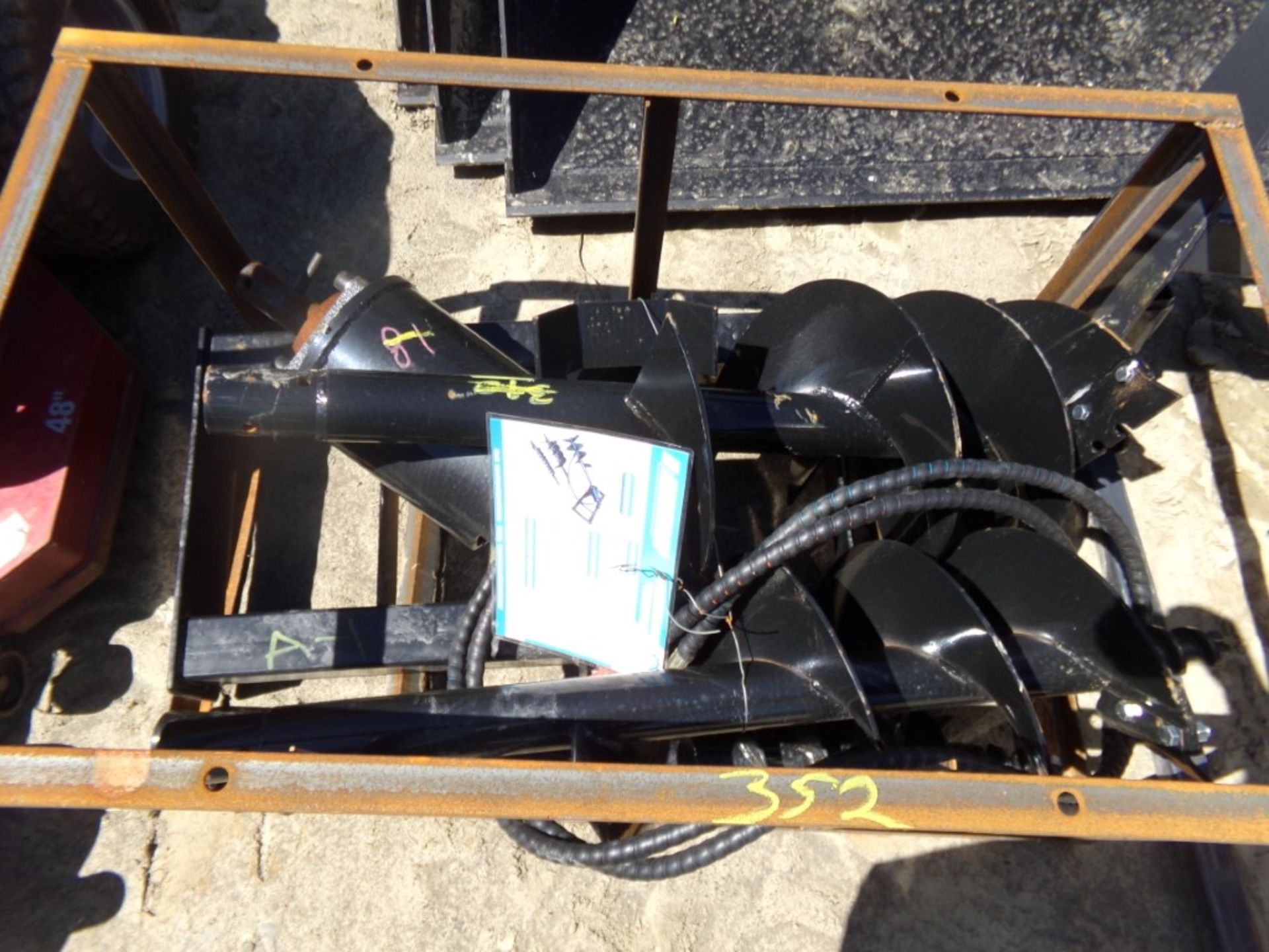 New Heavy Duty Skid Steer Auger with (3) Bits, 6'', 12'' and 14'' - Image 2 of 2
