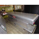 Weather Guard Defender Series Aluminum Diamond Plate Tool Box for Full Size Truck