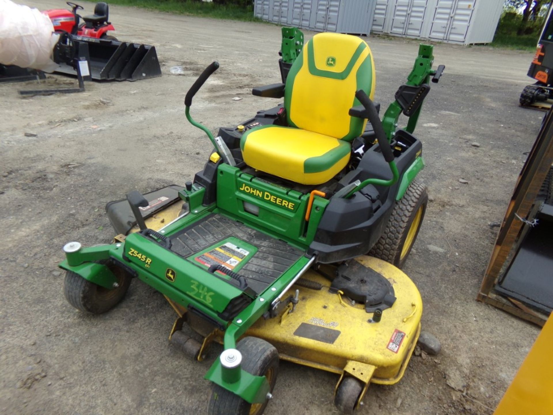 John Deere Z545R Commercial Zero Turn Mower, 60'' Deck, 25 HP, EFI, 144 Hours, Like New - Image 2 of 3