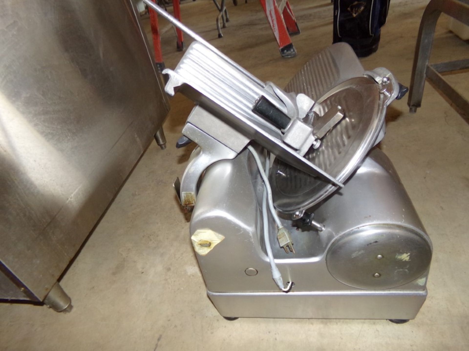 Hobart 8065 Stainless Steel Meat Slicer, Single Phase, From Local School - Image 3 of 3