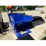 Blue Garbage Tipper/Dumpster for Forklift