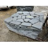 Tumbled Garden Path- Irregular-1 1/2'' x Assorted Sizes, 156 Sq. Ft., Sold by the Sq. Ft., 156 Xs