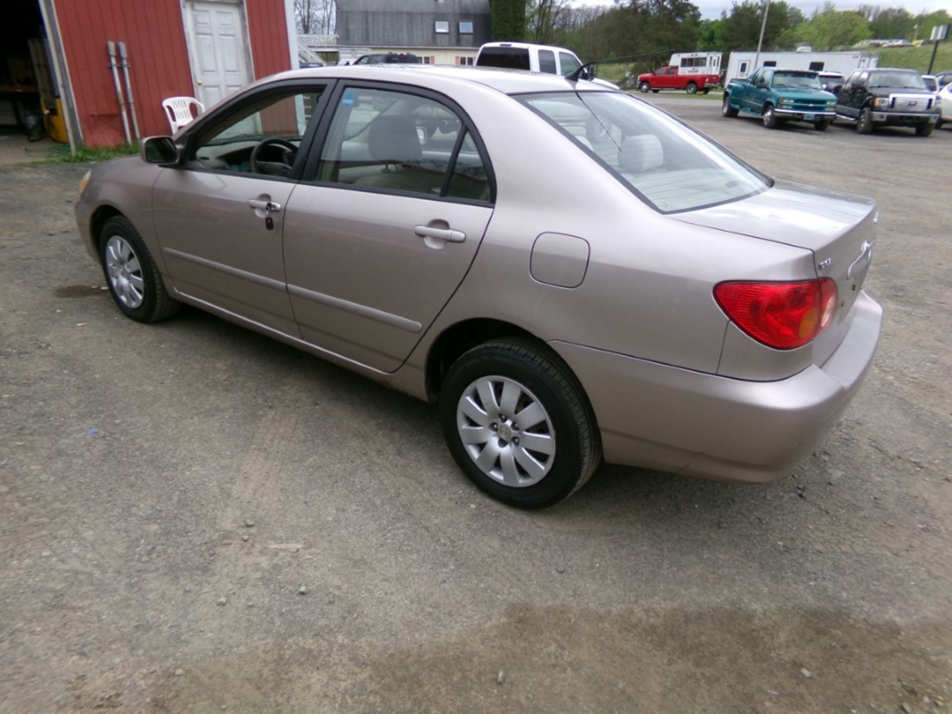 2003 Toyota Corolla, Tan, Auto Trans, TMU Miles - ODOMETER DOES NOT DISPLAY, VIN#: 2T1BR38E93C148691 - Image 2 of 6
