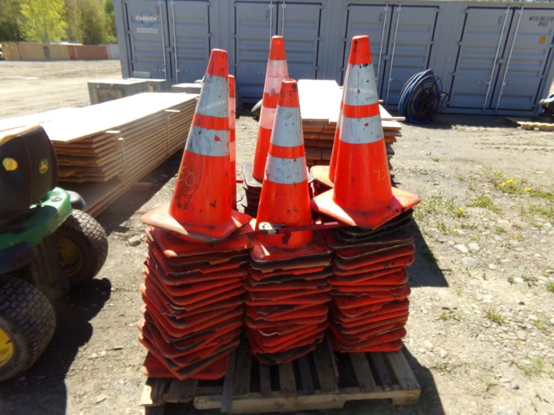 Pallet with Large Group of Used Traffic Cones, Approx. 107 - Image 2 of 2