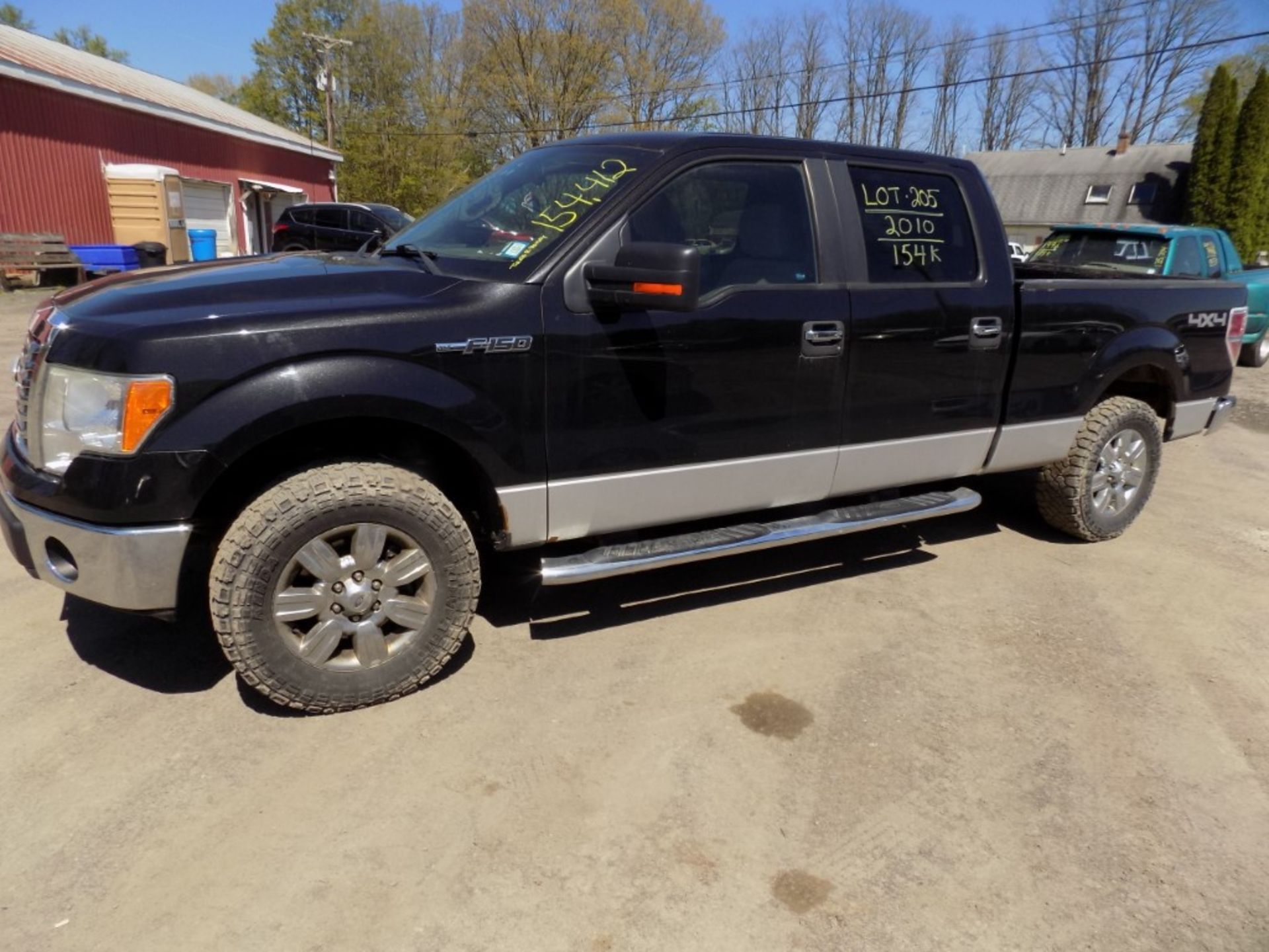 2010 Ford F150 XLT, 4x4 Crew Cab, Black, 154,412 Miles, VIN#:1FTFW1EV3AFD37943, AGGRESSIVE TIRES ARE - Image 2 of 4