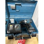 MAKITA XF003 18V 4.0AH 1/2'' CORDLESS DRILL, WITH CHARGER & CASE