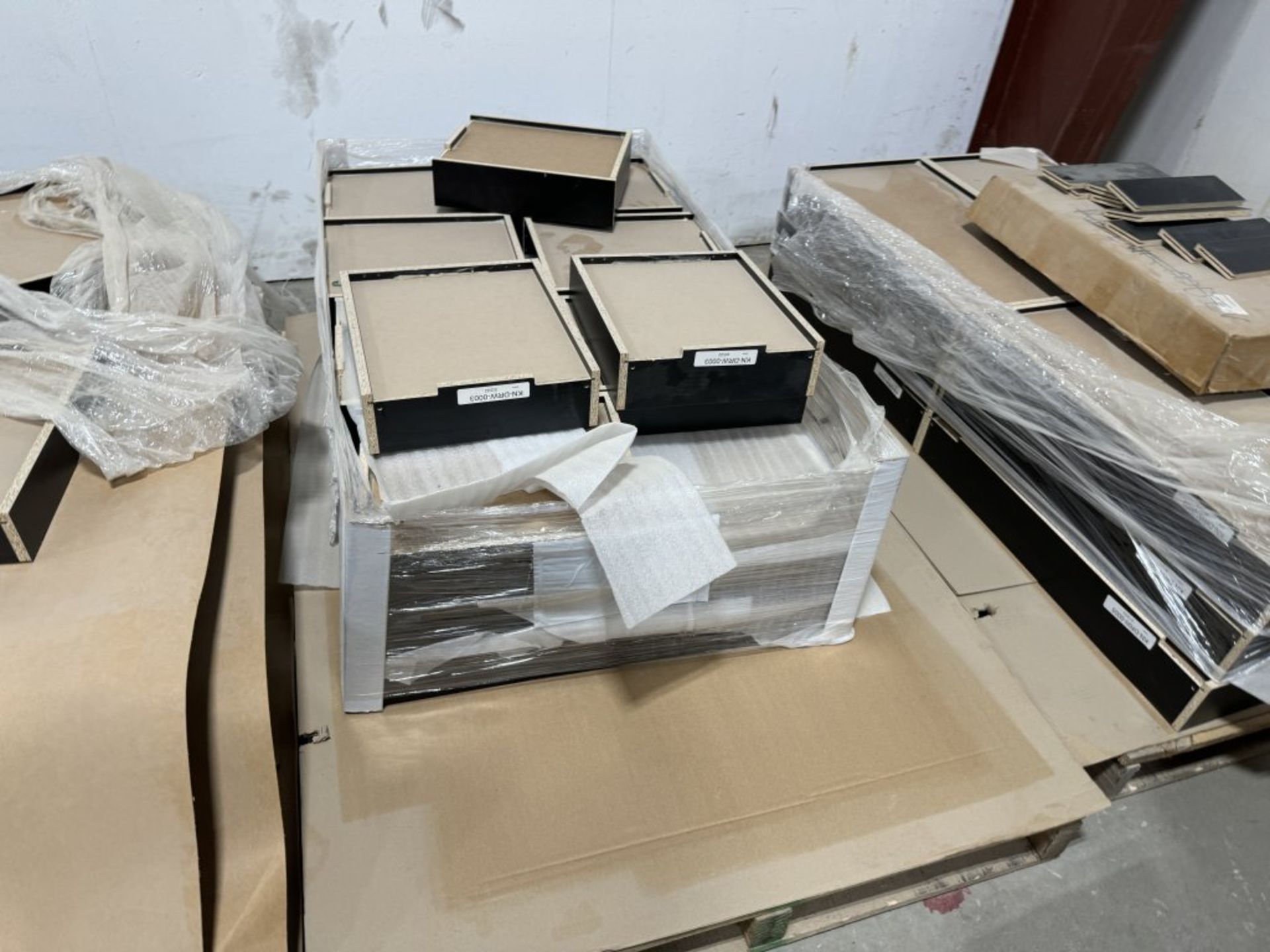 (5) PALLETS OF PREFAB DRAWER BOXES, VARIOUS SIZES - Image 5 of 6