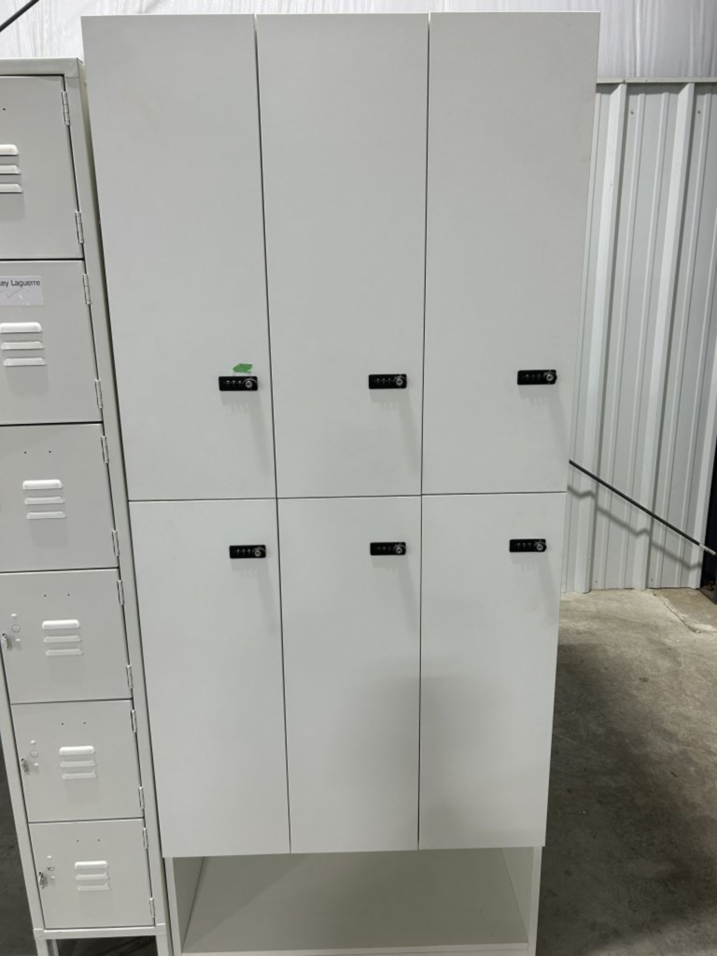LOT OF (2) MATCHING METAL LOCKER UNITS, 69-1/2'' WIDE X 78'' TALL X 18'' DEEP, AND (2) MATCHING - Image 2 of 9
