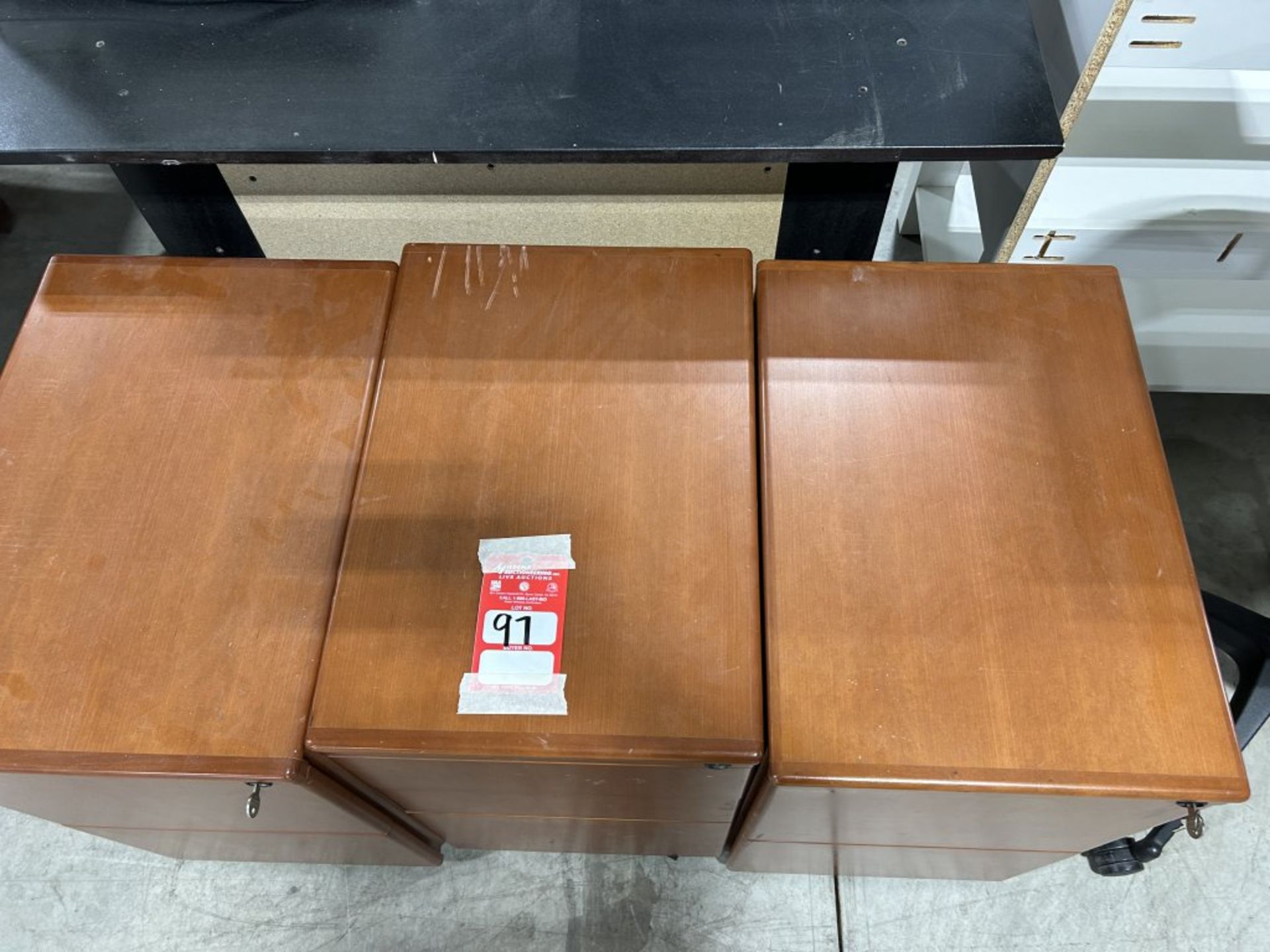 MATCHING 32-1/2'' DEEP X 16'' WIDE DESK UNDER-CABINETS, (3) - Image 2 of 5