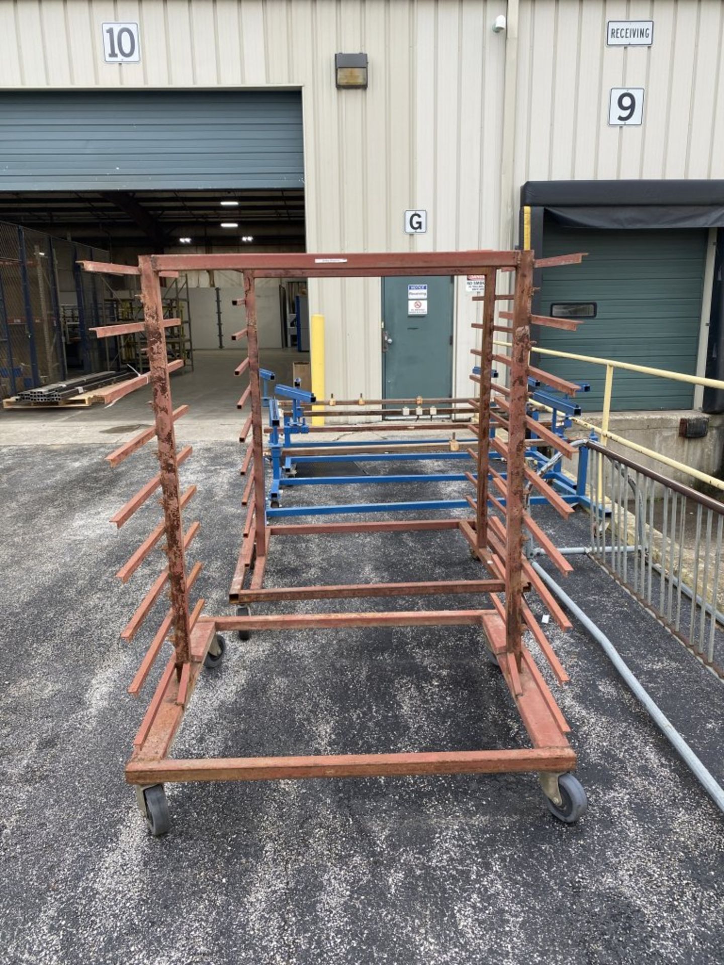 MATERIAL HANDLING RACKS (6), (2) ARE 53'' X 44'' X 71'', (4) ARE 8' X 36'' X 37'' - Image 2 of 8