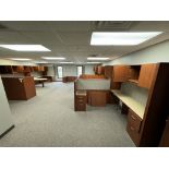 (6) WORKSTATION CUBICLES, EACH MEASURES APPROX. 80'' X 72''