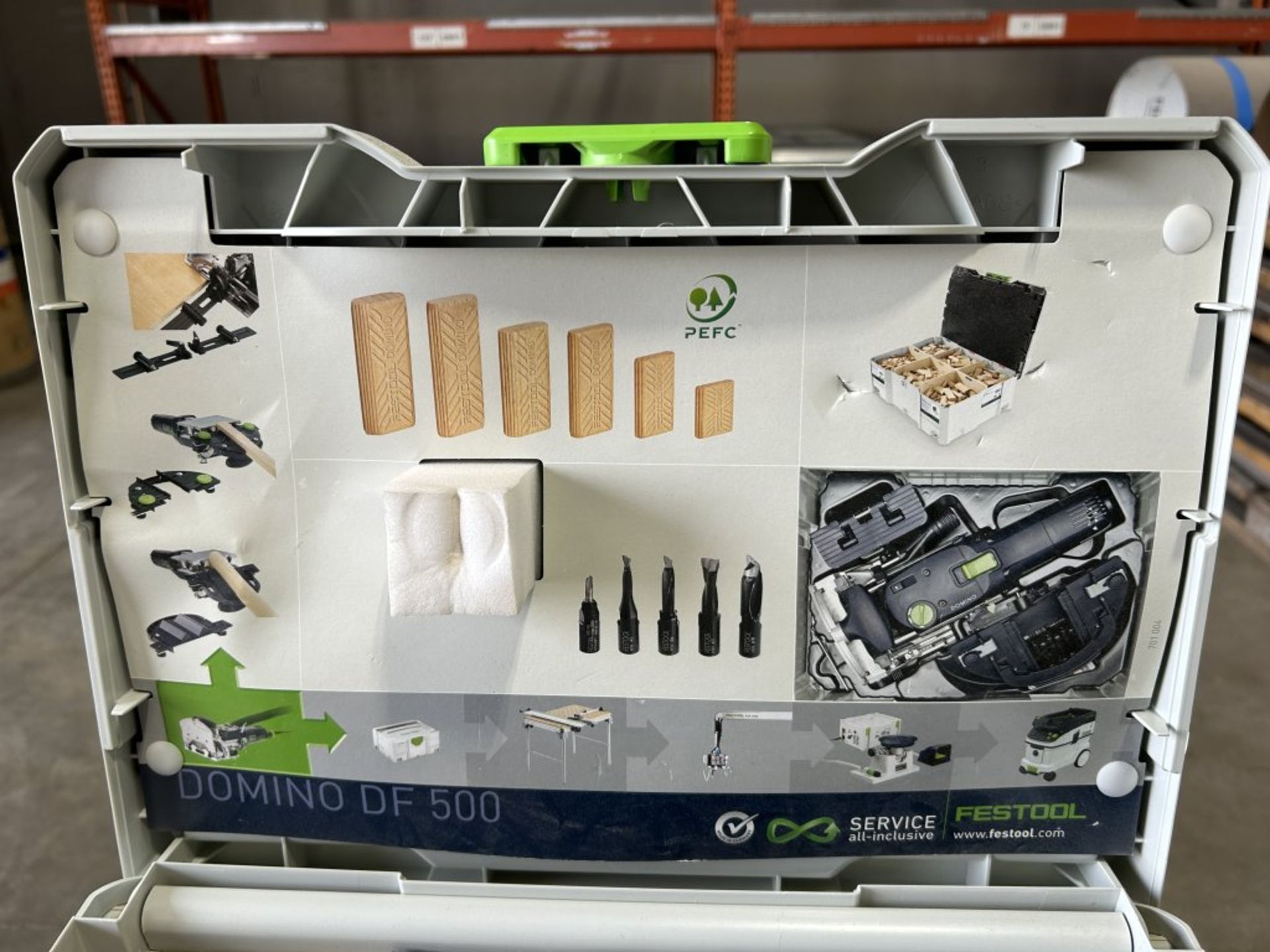 FESTOOL DOMINO DF 500 Q-SET JOINTING MACHINE WITH CASE - Image 6 of 6