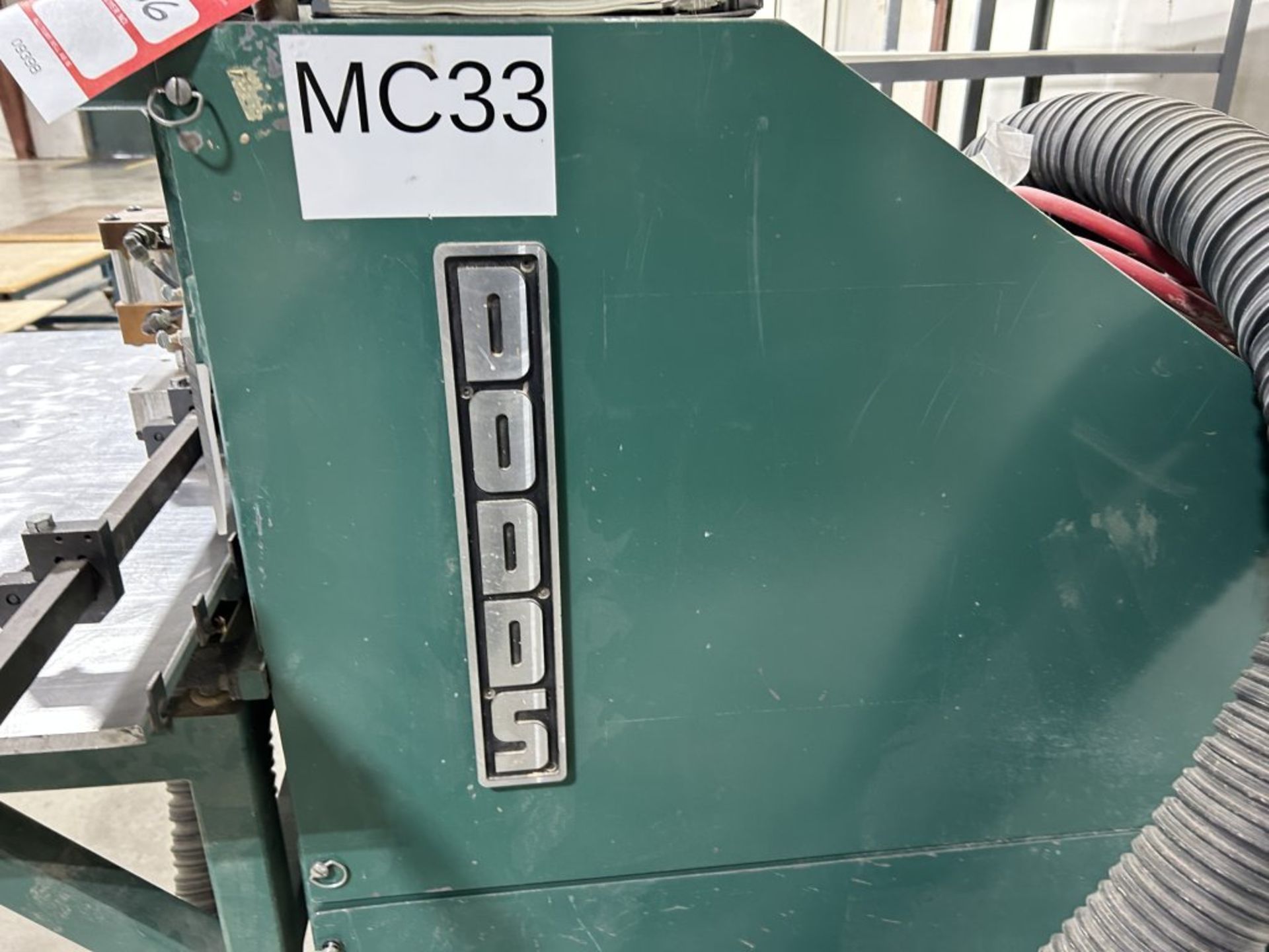DODDS MB601 MORTISE AND BORE MACHINE, FOOT PEDAL CONTROLS, 480V, 3-PHASE, S/N: MB96123-645 - Image 8 of 10