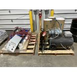 VAC-U-CLAMP VACUUM SYSTEMS UNIT, 3/4 HP MOTOR, WITH ASSORTED VACUUM BAGS, WITH MARK X VACUUM