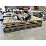 LARGE PILE OF ASSORTED LAMINATE SHEETS, APPROX. 150 SEETS TOTAL, VARIOUS COLORS AND SIZES