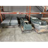 LARGE LOT OF ROLLER CONVEYORS, (15) 10' X 30'' ROLLER SECTIONS, (3) 3'L X 30'' W ROLLER BALL