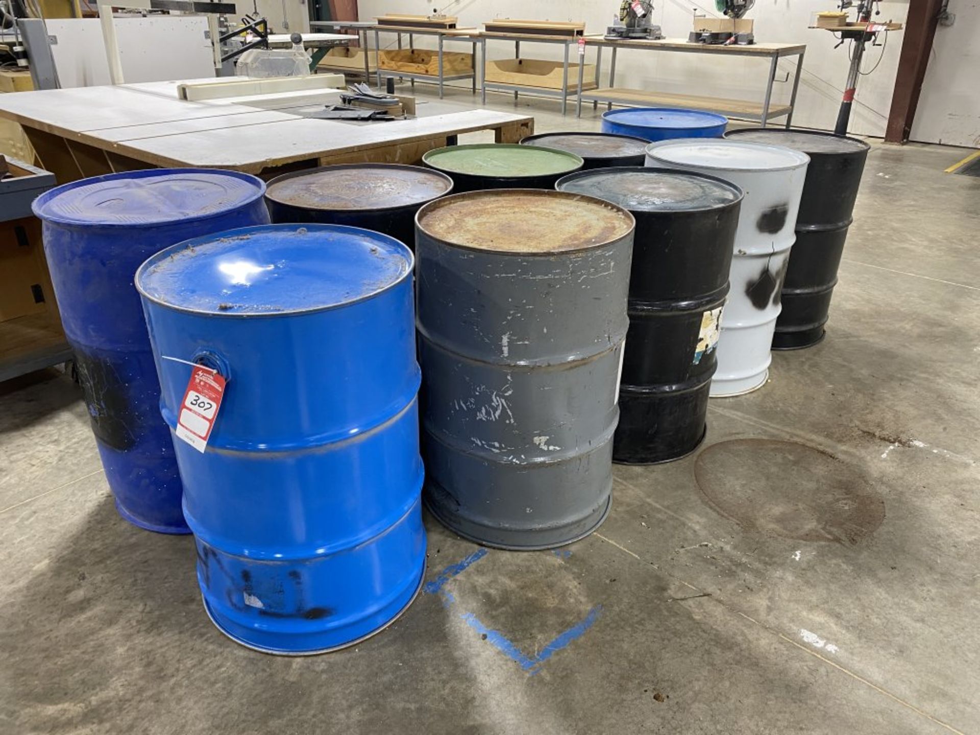 ASSORTED 55-GALLON DRUMS