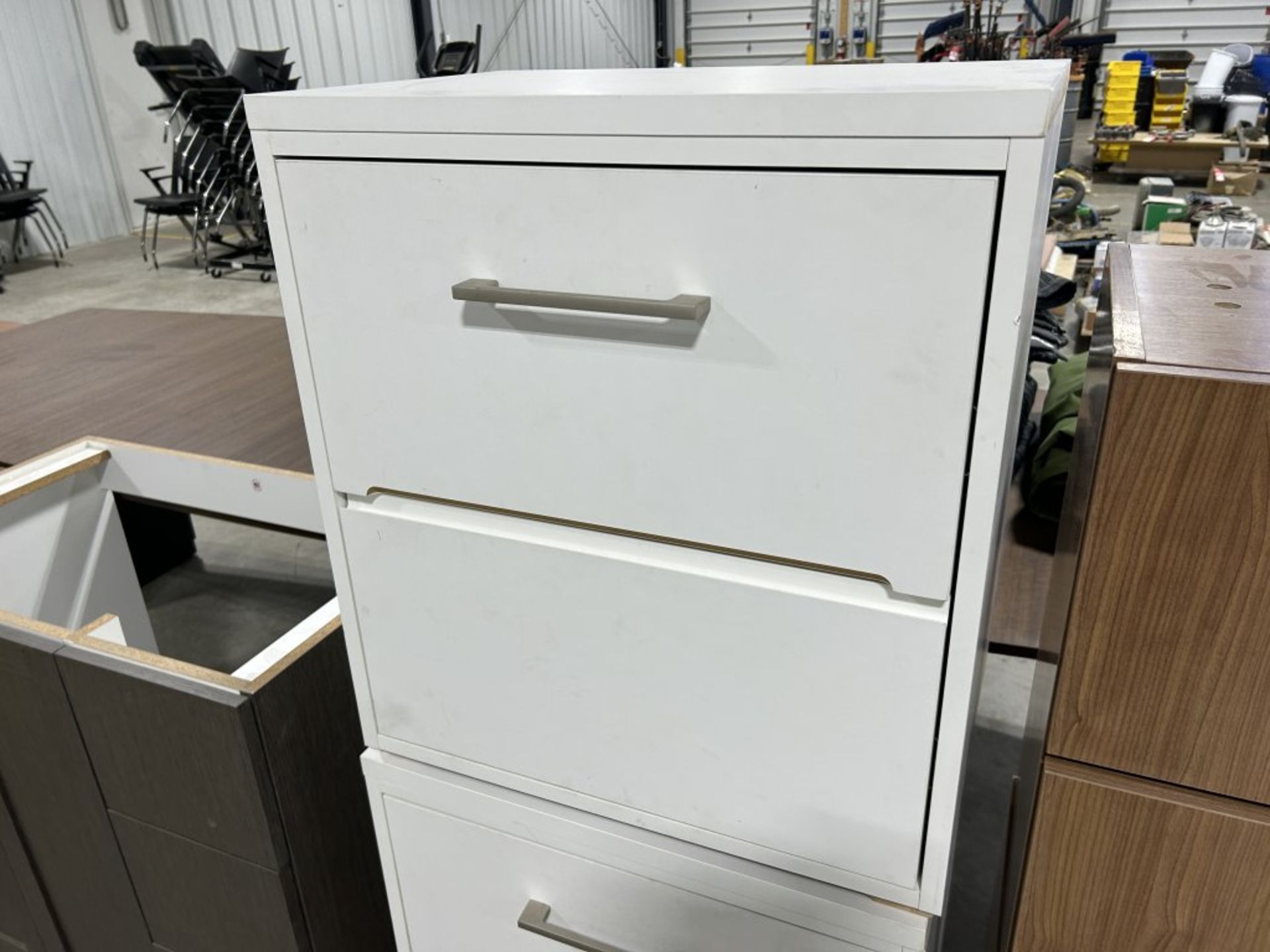 LOT OF (2) MATCHING 29-3/4'' X 17'' 2-DRAWER FILE CABINETS, LOCKABLE WITH KEY AND (2) MATCHING - Image 5 of 10