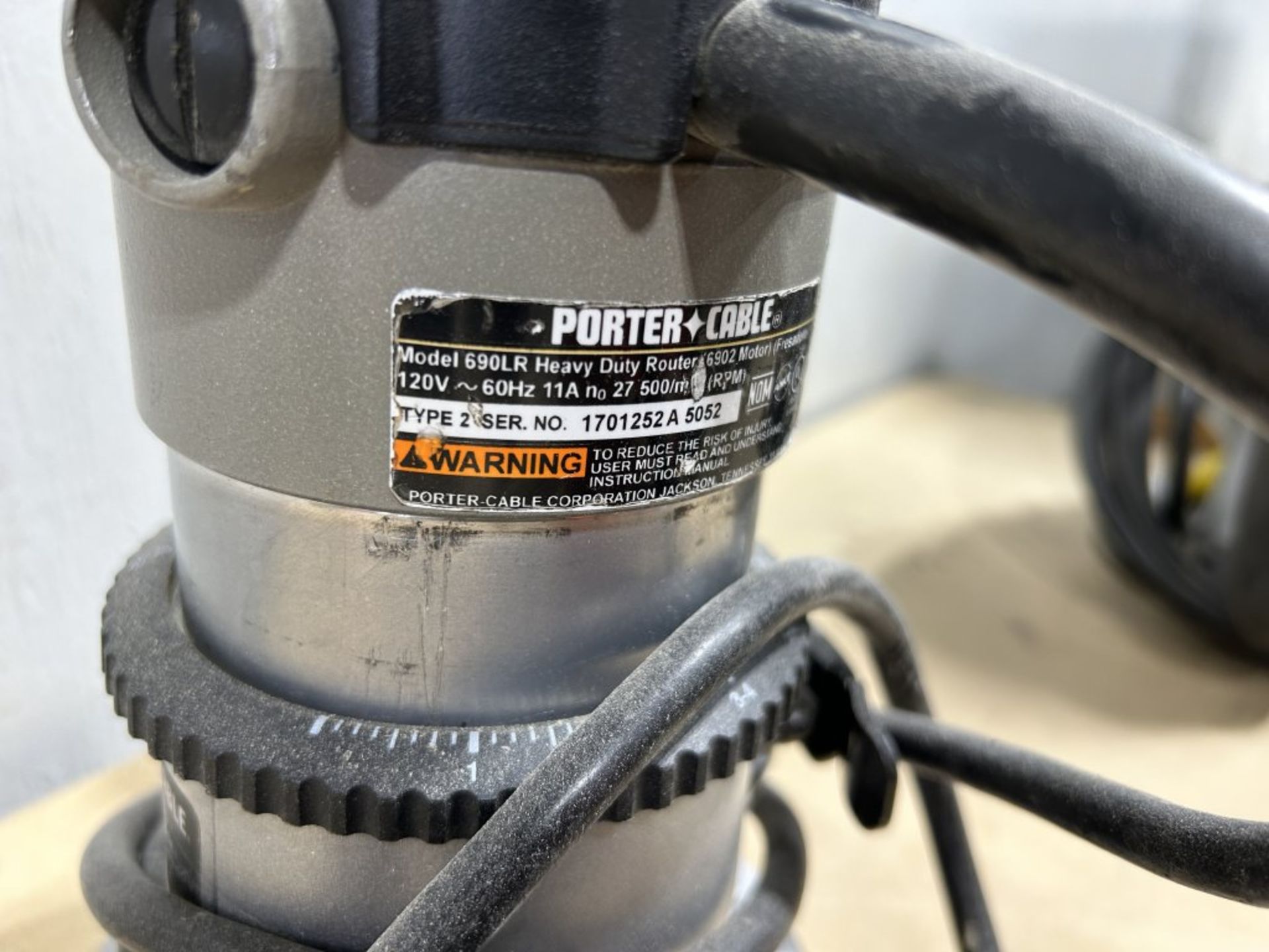 PORTER-CABLE MODEL 690LR ROUTER - Image 3 of 4