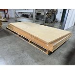 PARTICLE BOARD (12) 97'' X 49'' X 1/2'' AND (1) 97'' X 49'' X 1''