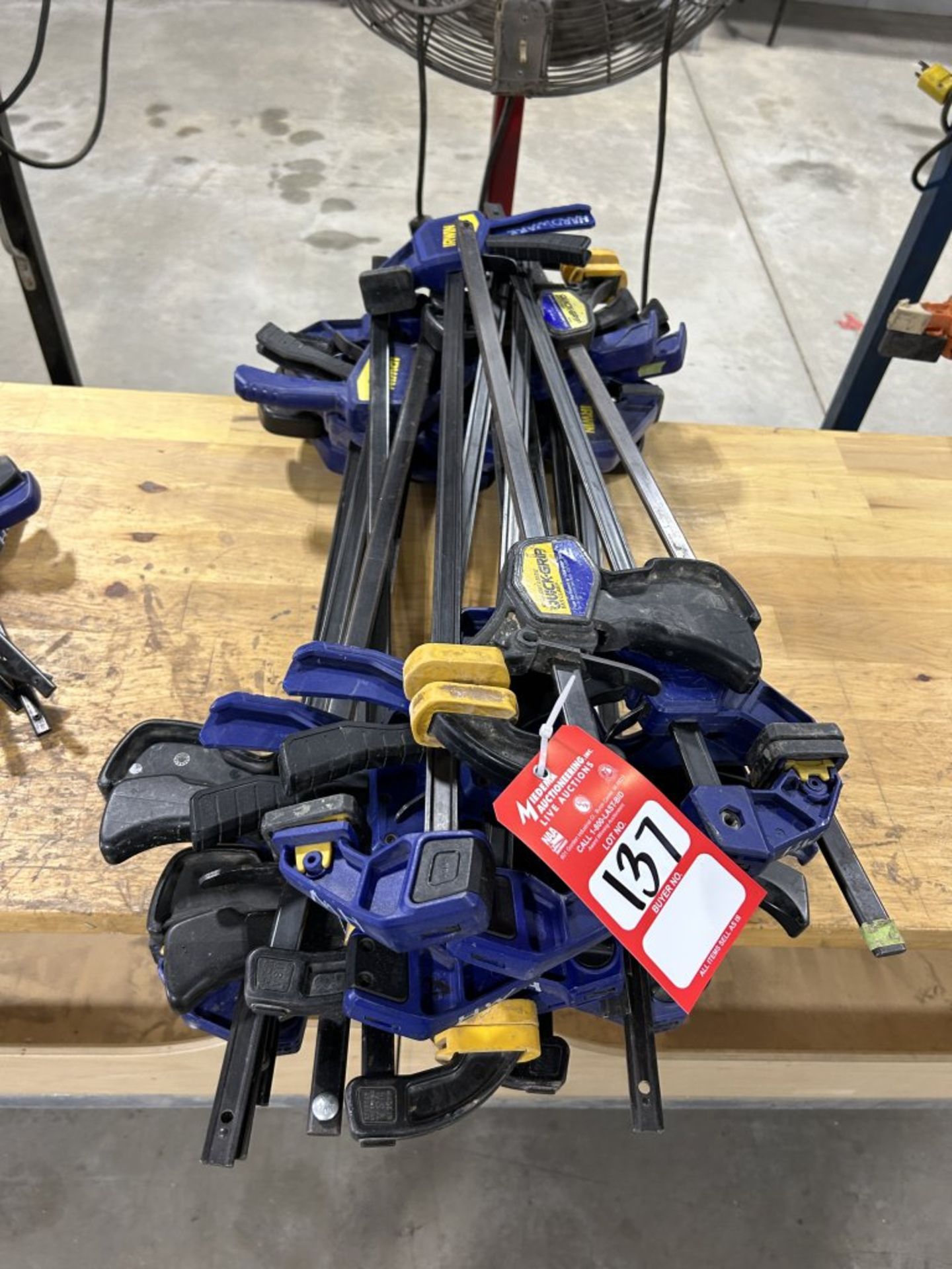 (15) 24'' QUICK GRIP CLAMPS
