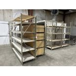 PALLET RACKING (5), ASSORTED SIZES