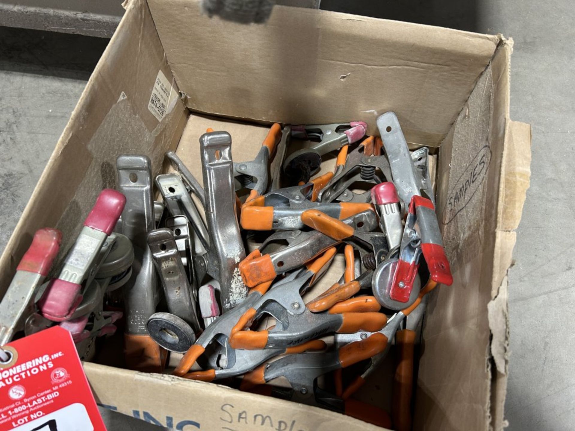 BOX OF APPROX. (20) SPRINT CLAMPS