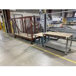 ROLL-AROUND MATERIAL CARTS, (4)