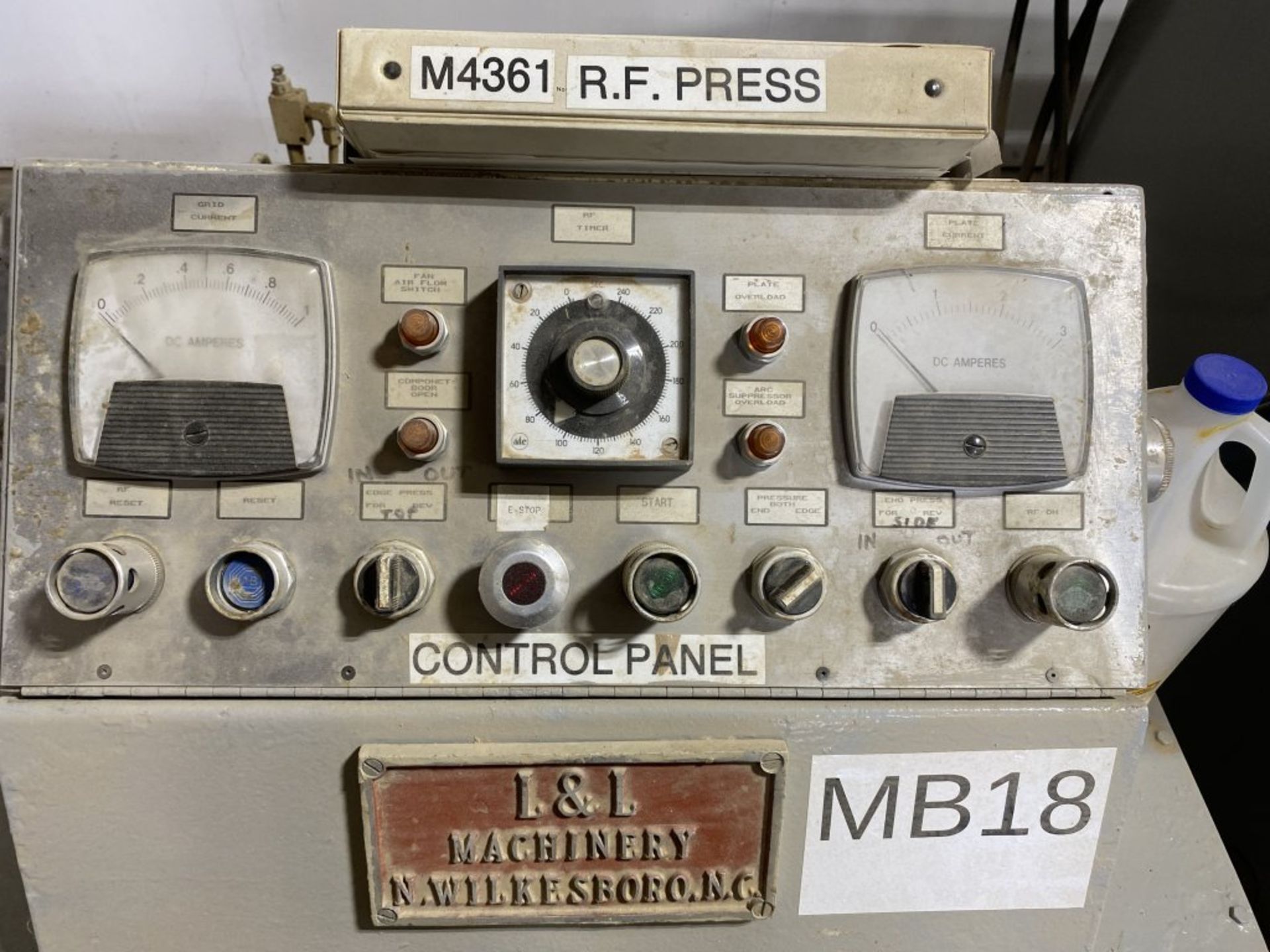 L&L MACHINERY DU-ALL M4361 RING PRESS, MODEL DA-80, 3-PHASE, 440V, S/N: 87-803 - Image 7 of 14